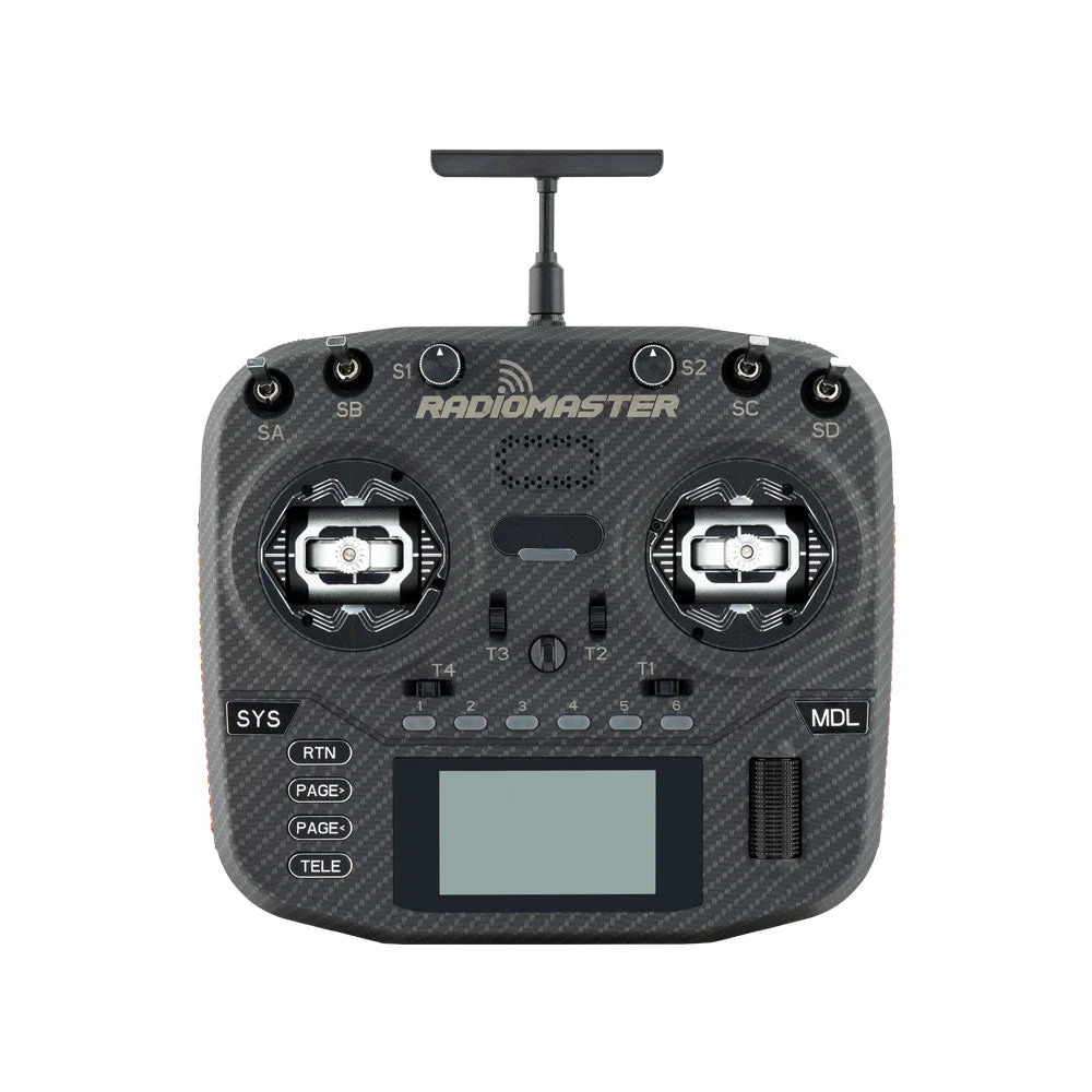 RadioMaster Boxer MAX RC Transmitter w/ AG01 Hall Gimbals ELRS - Choose Color — Black