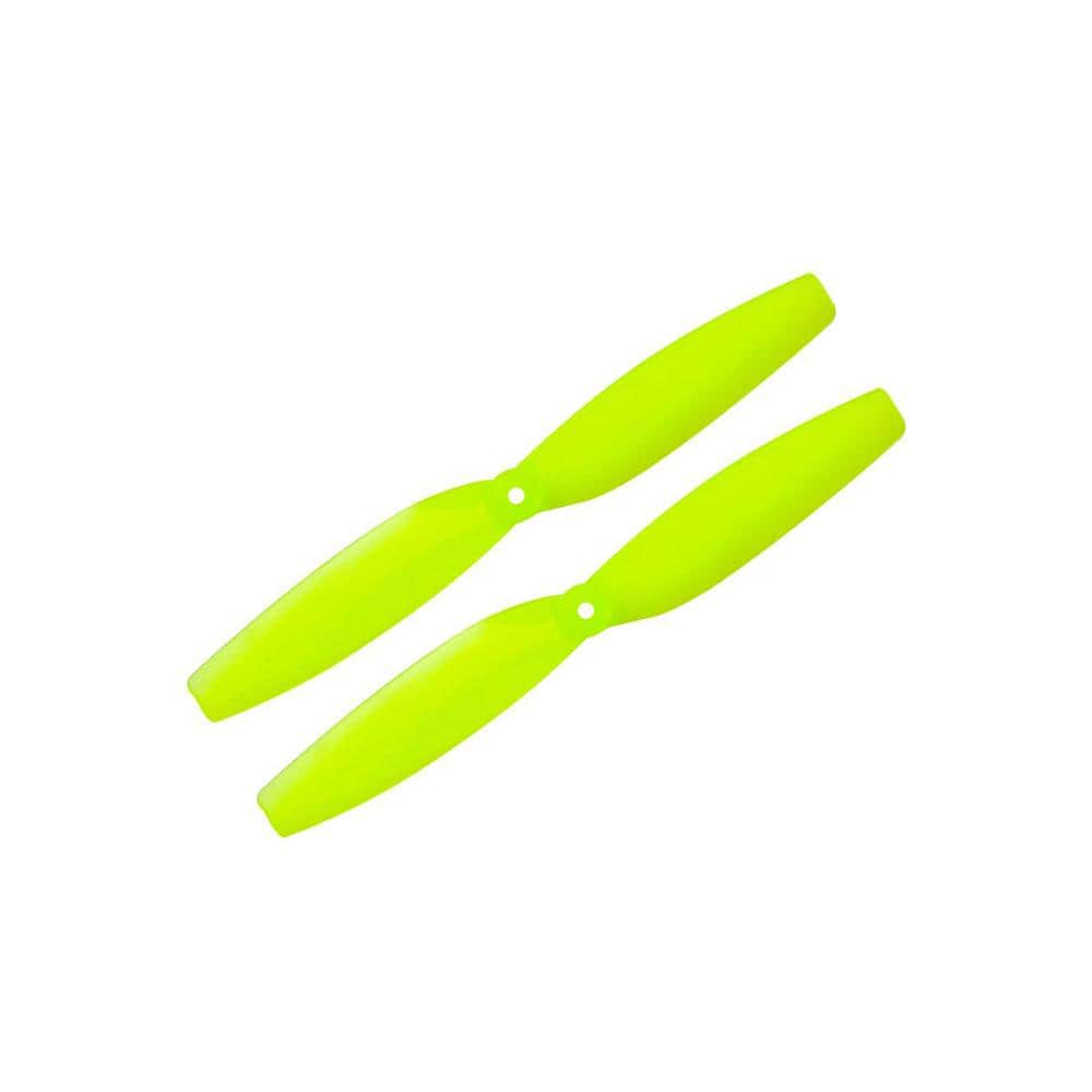 Gemfan 65mm Bi-Blade 2.5" Prop 8 Pack (1mm Shaft) - Choose Your Color — Yellow