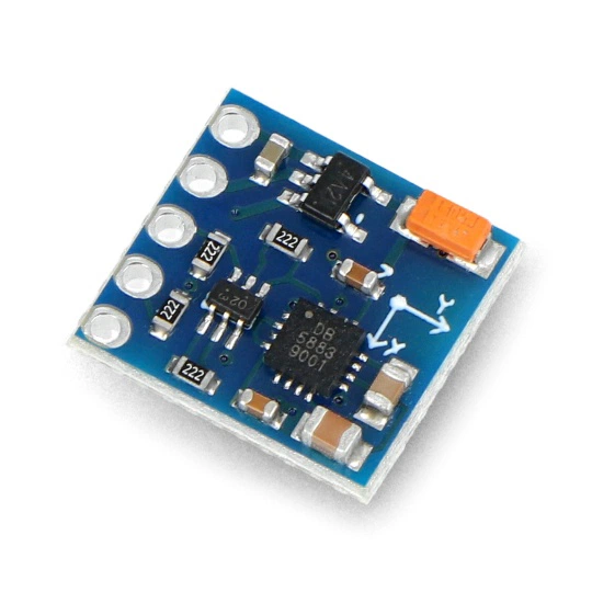 Magnetometr GY-271 3-osiowy cyfrowy I2C 3,3V / 5V - QMC5883L