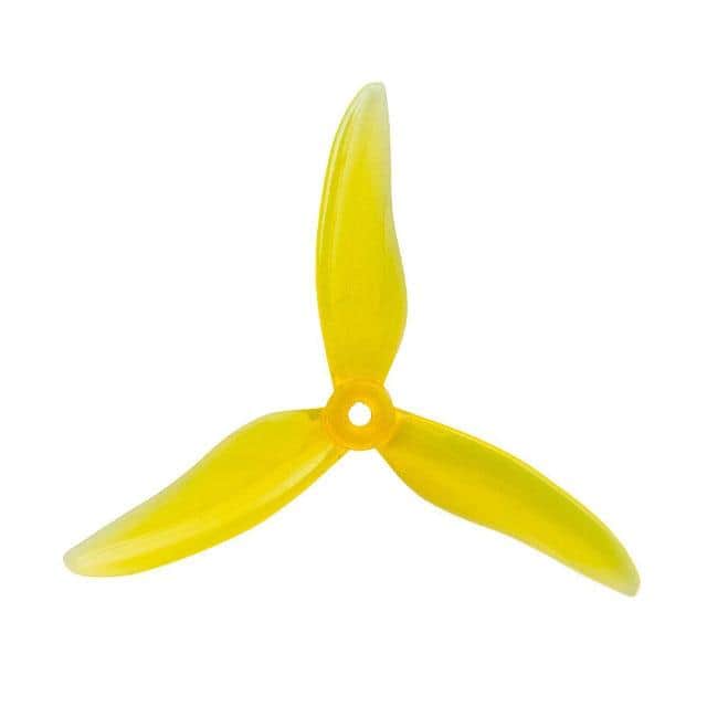 Gemfan Hurricane 51499 Durable Tri-Blade 5" Prop 4 Pack - Choose Your Color — Clear Yellow