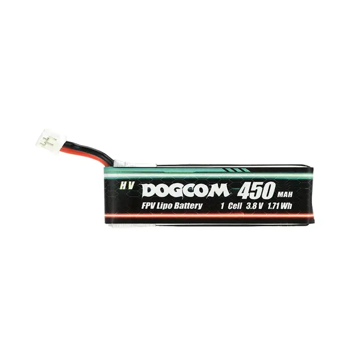 DOGCOM 450mAh 1S 4.35V HV 120C LiPo Battery - PH2.0