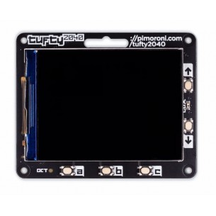 Tufty 2040 - moduł z wyświetlaczem LCD i mikrokontrolerem RP2040 + akcesoria