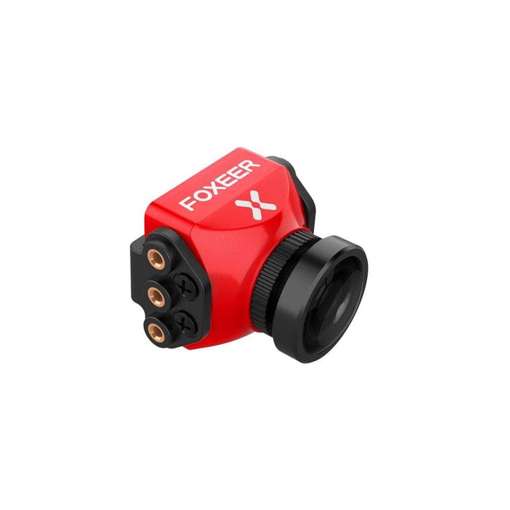 Foxeer Cat 3 Mini 1200TVL CMOS 2MP 4:3/16:9 PAL/NTSC LUX Night FPV Camera (2.1mm) - Choose Your Color — Red