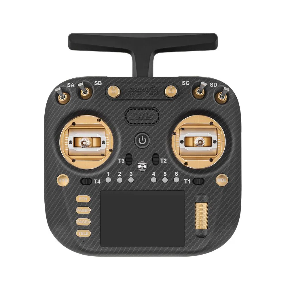 RadioMaster TX15 MAX ELRS M2 2.4GHz/900MHz 3.5-inch Touchscreen Display AG02 Gimbals Radio Controller - Choose Color — Gold
