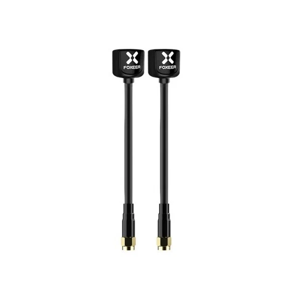 Foxeer 5.8G Lollipop 4 2.6dBi Omni Antenna 2pcs - SMA 100mm RHCP (Choose Color) — Black