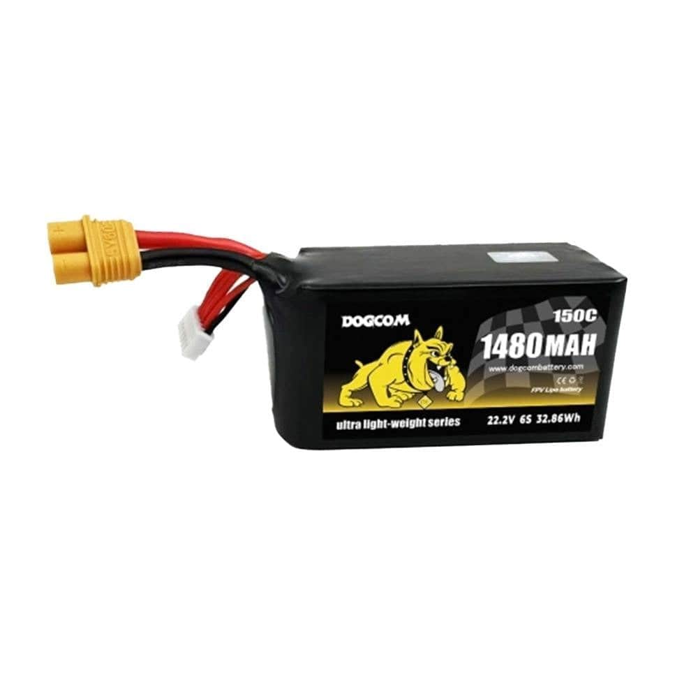 DOGCOM Ultra Series 1480mAh 6S 22.2V 150C LiPo Battery - XT60