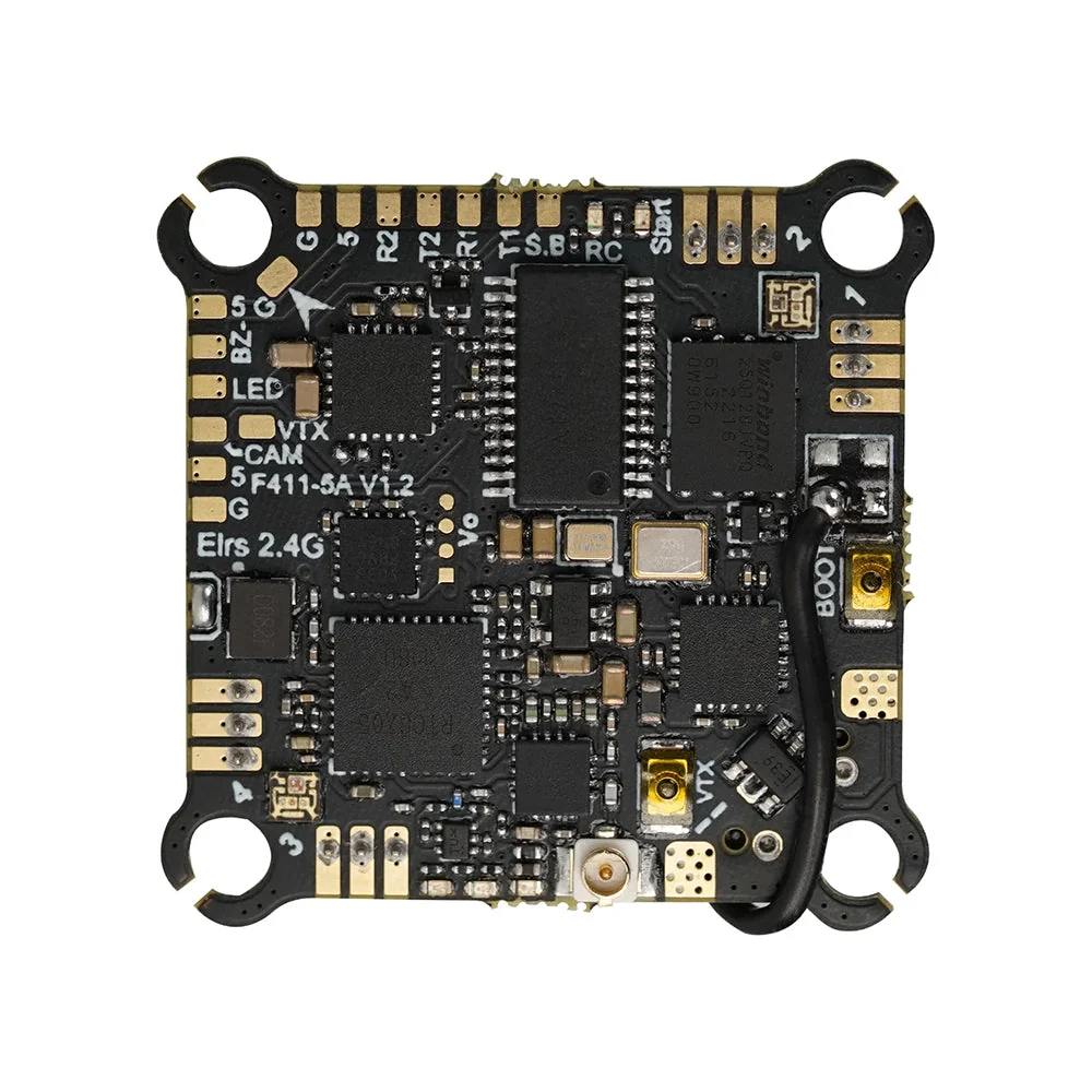 Sub250 Redfox A1 F4 5A 4in1 1S AIO Flight Controller for Whoopfly16/ Nanofly16 and Nanofly20 - Choose Version — Without VTX for Digital Builds