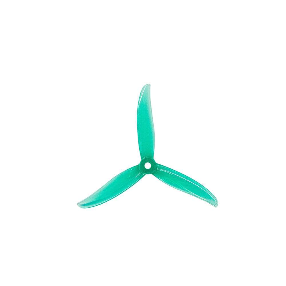 Gemfan Sbang 4934 Tri-Blade 5" Prop 4 Pack - Choose Version — CCW / Green