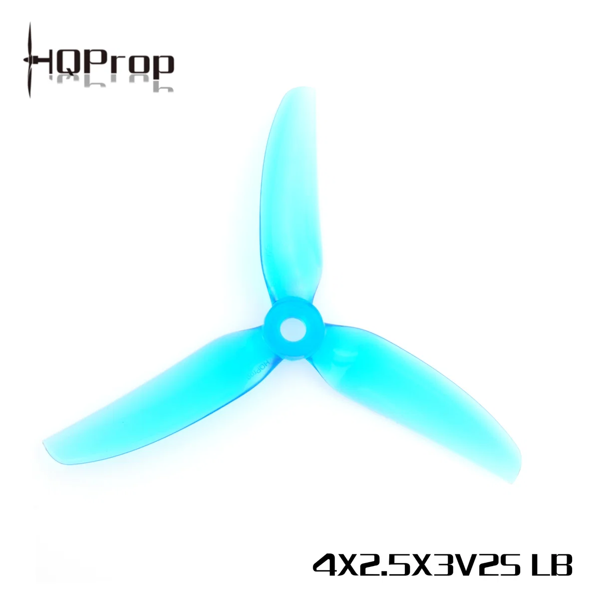 HQ Prop 4x2.5x3V2S (2CW+2CCW)-Poly Carbonate — Blue