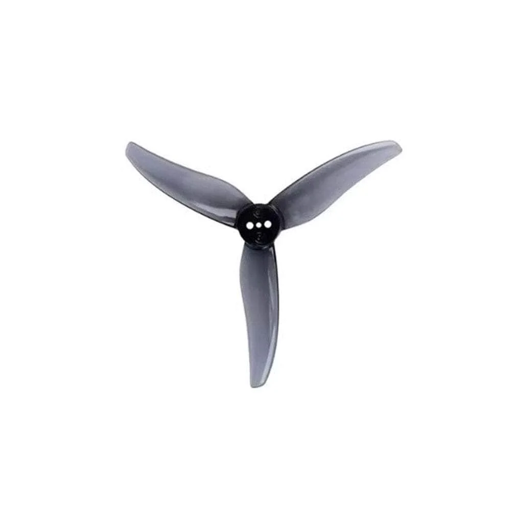 Gemfan Hurricane 3520 Durable 3-Blade Propeller (Set of 4) - 1.5mm — Clear Gray