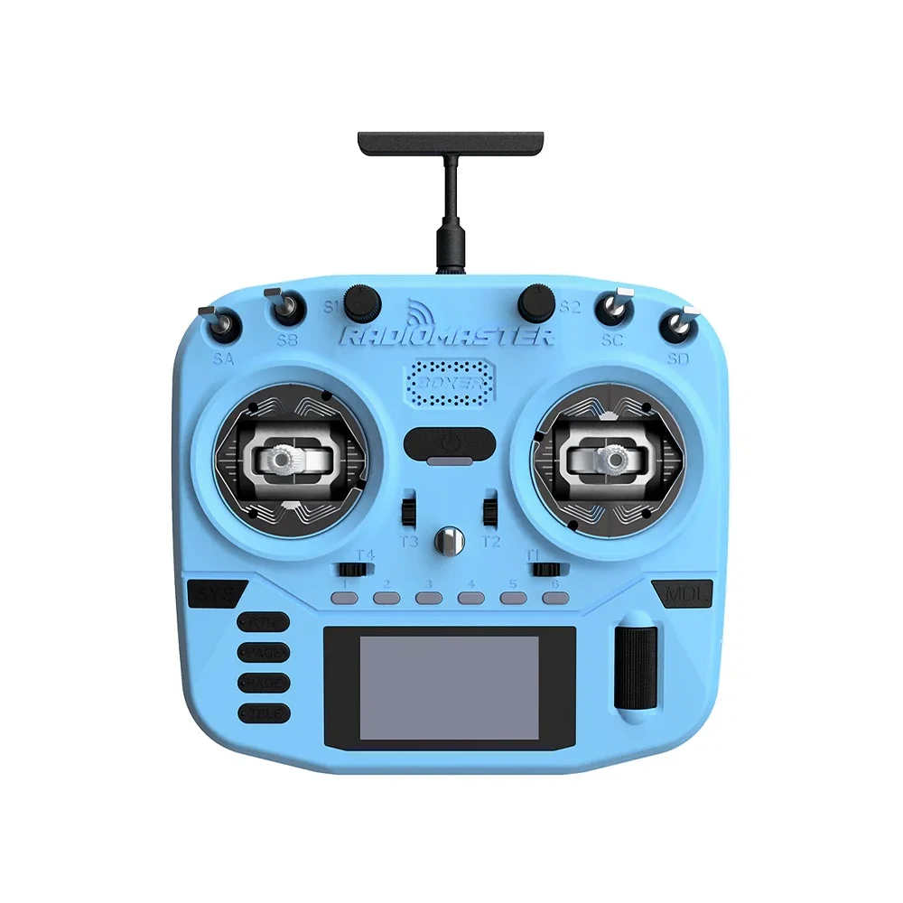 RadioMaster Boxer Crush RC Transmitter w/ AG01 Hall Gimbals ELRS - Choose Color — Blue