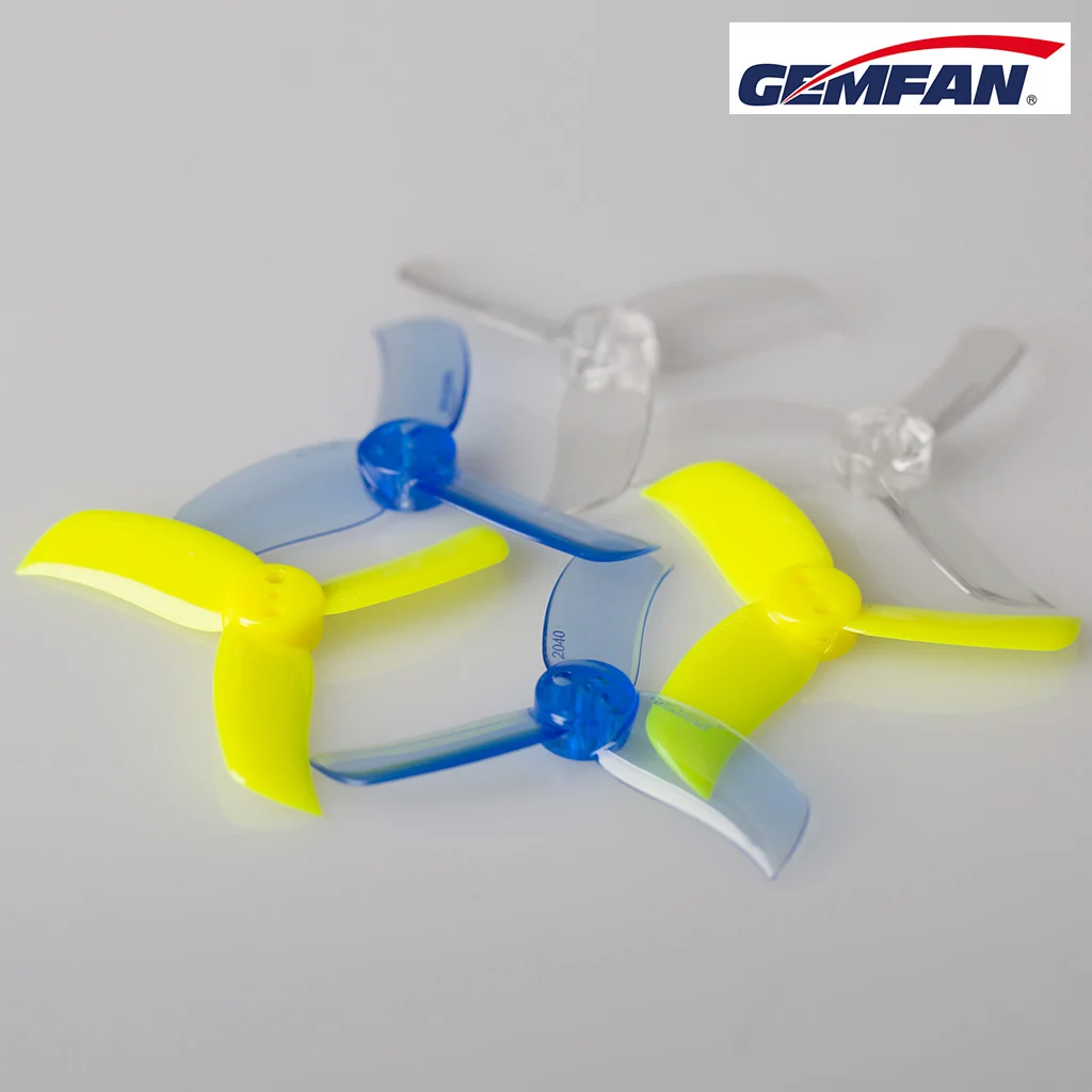 GemFan HULKIE 2040-3 PC 4L+4R — Yellow