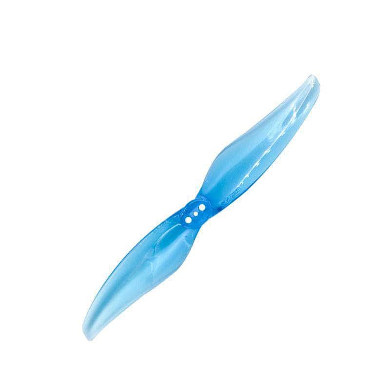 Gemfan Hurricane 4024 Durable Bi-Blade 4" Prop 8 Pack - Choose Your Color — Clear Blue