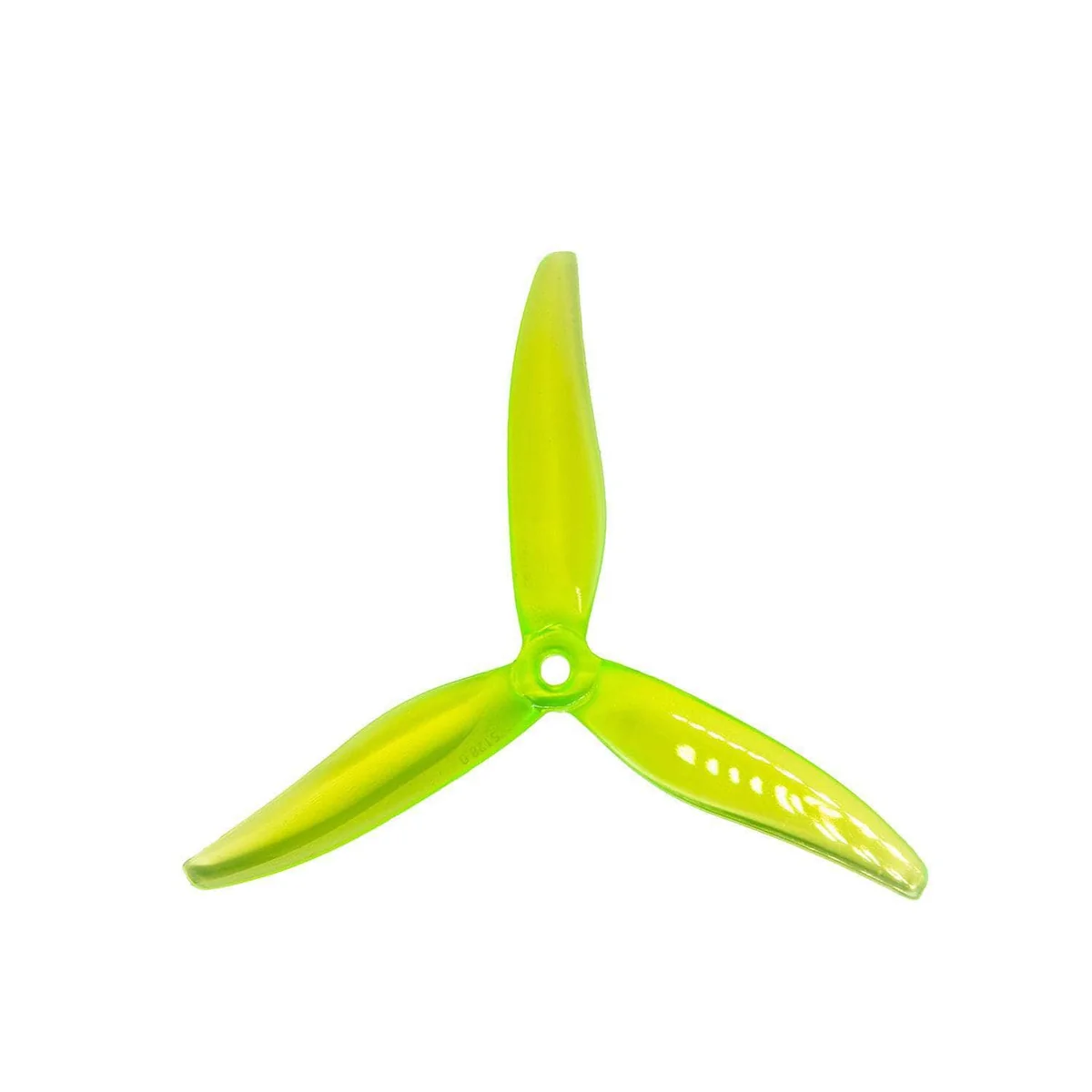 Gemfan Fury 5128.0 Tri-Blade 5" Prop 4 Pack - Choose your color — Radioactive Green