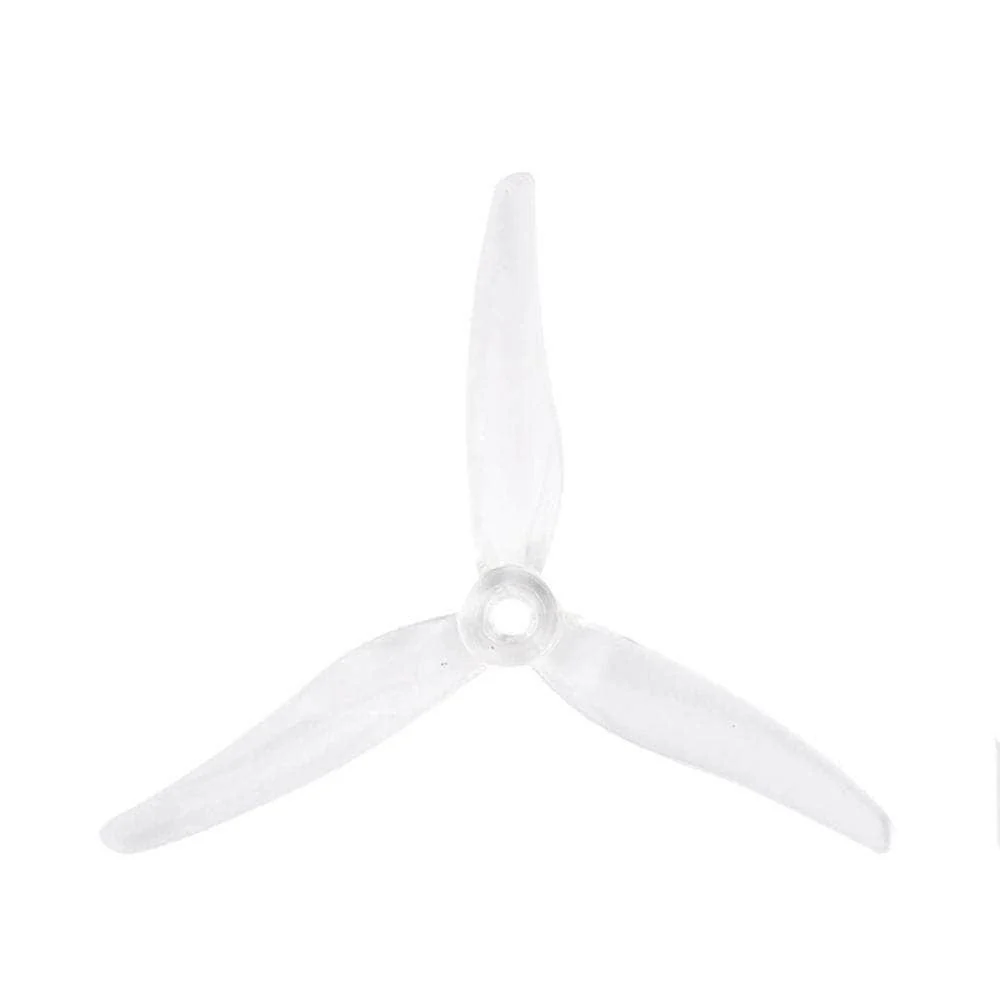 Gemfan Hurricane MCK Edition 51466 Durable Tri-Blade 5" Prop 4 Pack - Milk White