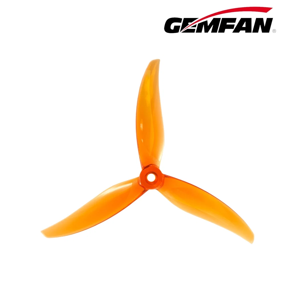 Gemfan Proxy 5127.5 Tri-Blade 5" Prop - 2CW+2CCW - Choose Color — Whisky