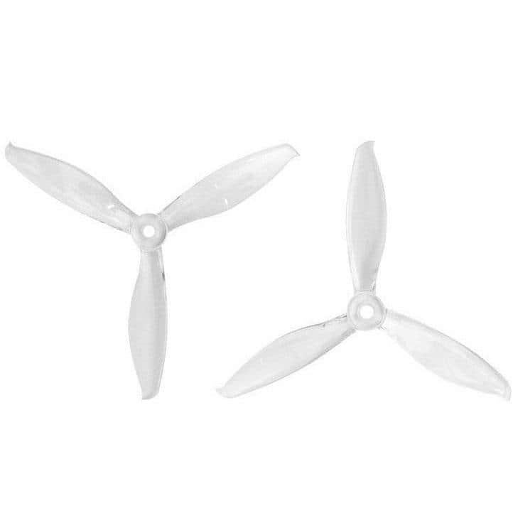 Gemfan Flash 5149 Tri-Blade 5" Prop 4 Pack - Choose Your Color — Clear