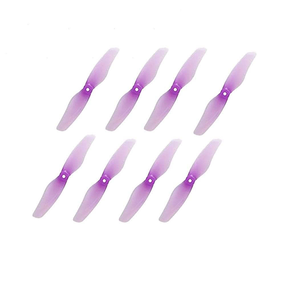 Gemfan Hurricane 2" 2008-2 PC Durable Bi-Blade Prop 1.5mm Shaft (4CCW+4CW) - Choose Color — Purple