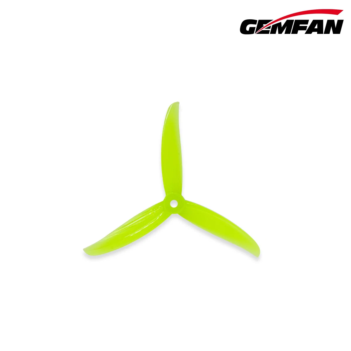Gemfan VannyStyle 5136 Tri-Blade 5.1" Propeller - Choose Color — Neon Yellow