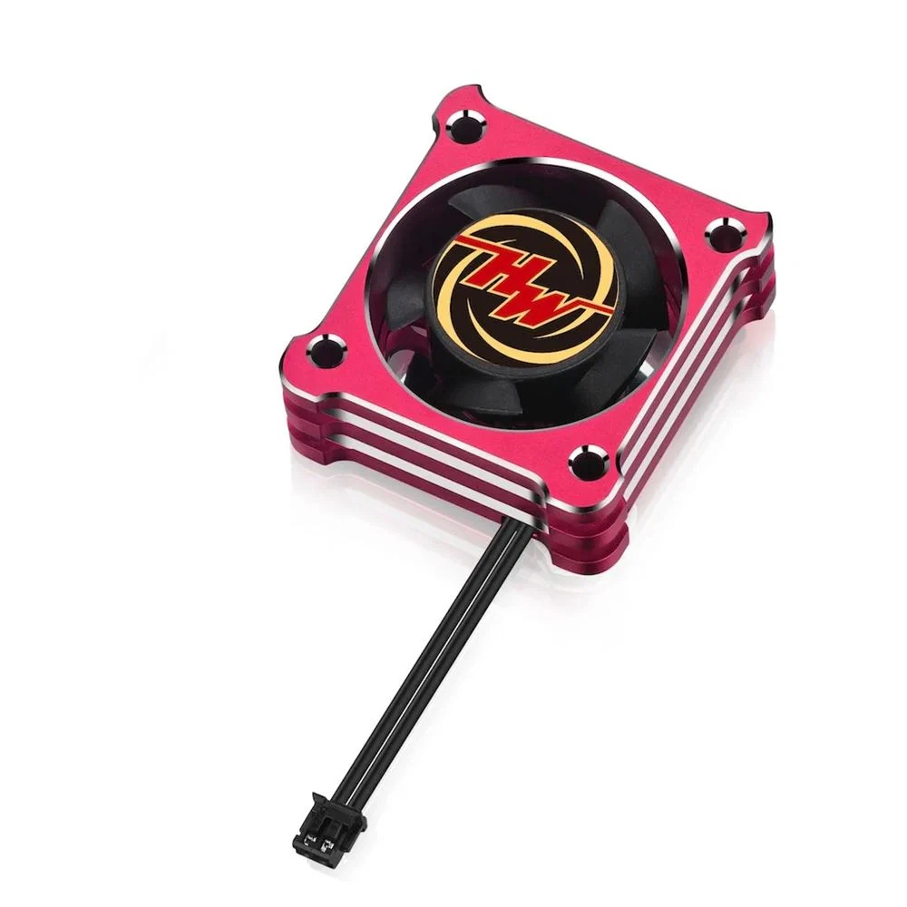 HobbyWing Cooling Fan for XeRun XD10 Pro Surface ESC - Choose Color — Red