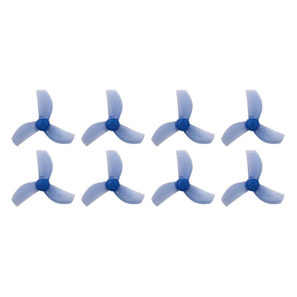 Gemfan 35mm-3 Tri-Blade Micro/Whoop Prop 8 Pack (1mm Shaft) - Choose Your Color — Blue