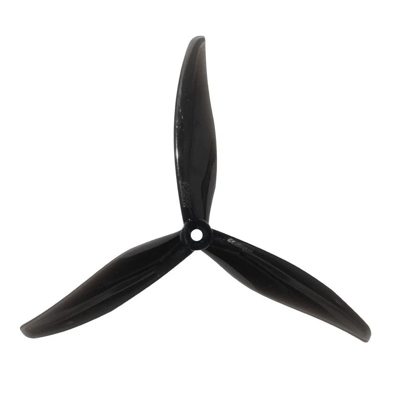 Gemfan Hurricane 7" Street League Spec 7043-3 PC Durable Tri-Blade Propellers - 2CW+2CCW- Choose Color — Midnight Black