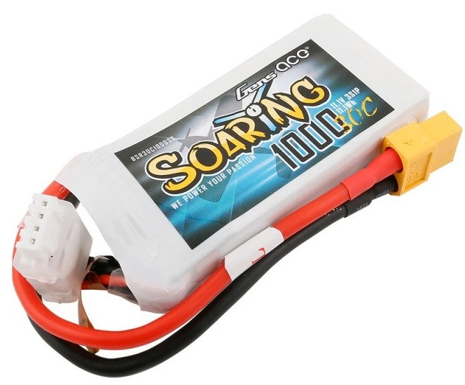 Akumulator Gens Ace Soaring 1000mAh 11.1V 30C 3S1P XT60