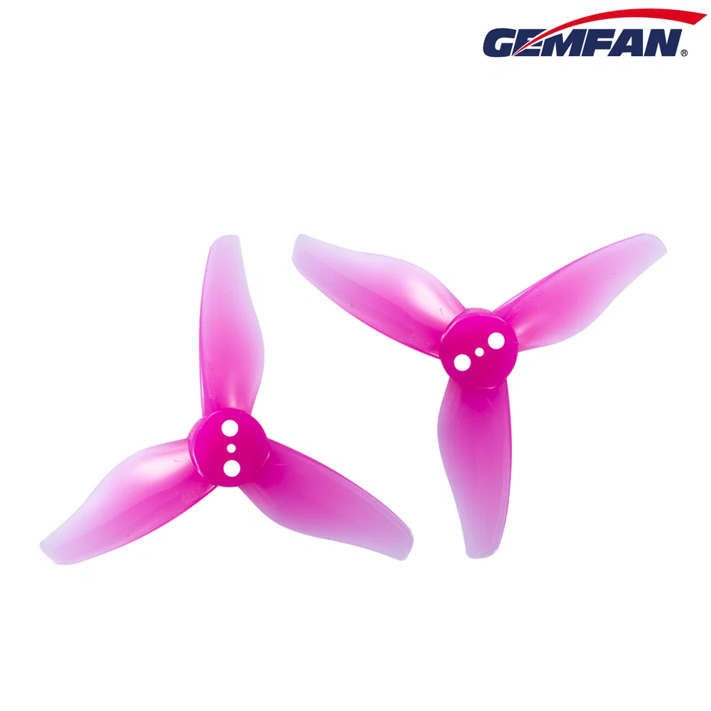 GEMFAN Hurricane 2023-3 TRI BLADE PROP 4CW+4CCW — Pink