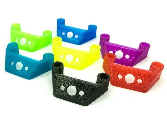 TPU SMA Antenna mount for 31mm spaced frames Without RX antenna tube holes — Blue