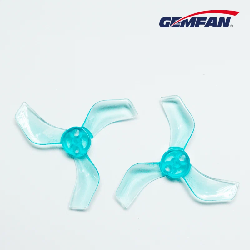 Gemfan 1635-3 40mm Triblade 1mm Shaft — Blue