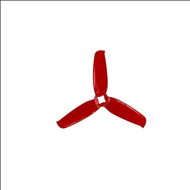Gemfan Flash 3052 Tri-Blade 3" Prop 4 Pack - Choose Your Color — Red