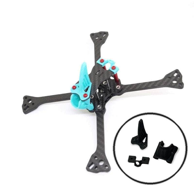 FIVE33 Switchback PRO 5" Racing Frame Kit - Choose Your Version — With 3D Prints - Black / SFG