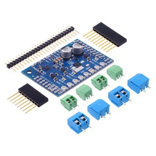 Motoron M3S550 Triple Motor Controller Shield - 3-kanałowy sterownik silników DC dla Arduino (do montażu)