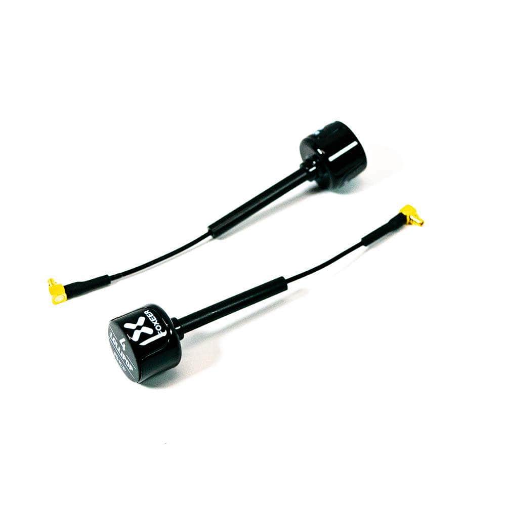 Foxeer Lollipop V4 5.8GHz 90° MMCX Antenna w/Tube 2 Pack - Choose Version — Black / RHCP / 86mm