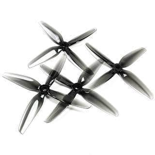 HQ Durable Prop 4.8x3.4x4 Quad-Blade 5" Prop 4 Pack - Grey