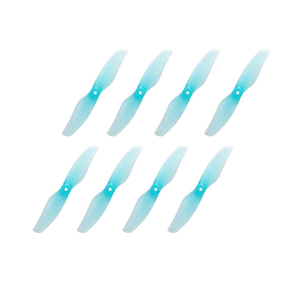 Gemfan Hurricane 2" 2008-2 PC Durable Bi-Blade Prop 1.5mm Shaft (4CCW+4CW) - Choose Color — Blue