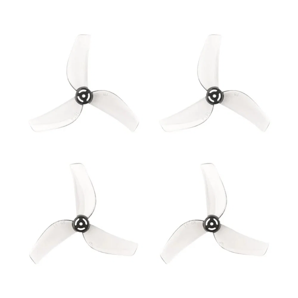 Gemfan 1614-3 40mm Tri-blade 1.0mm Shaft - Transparent Gray (2CW+2CCW)