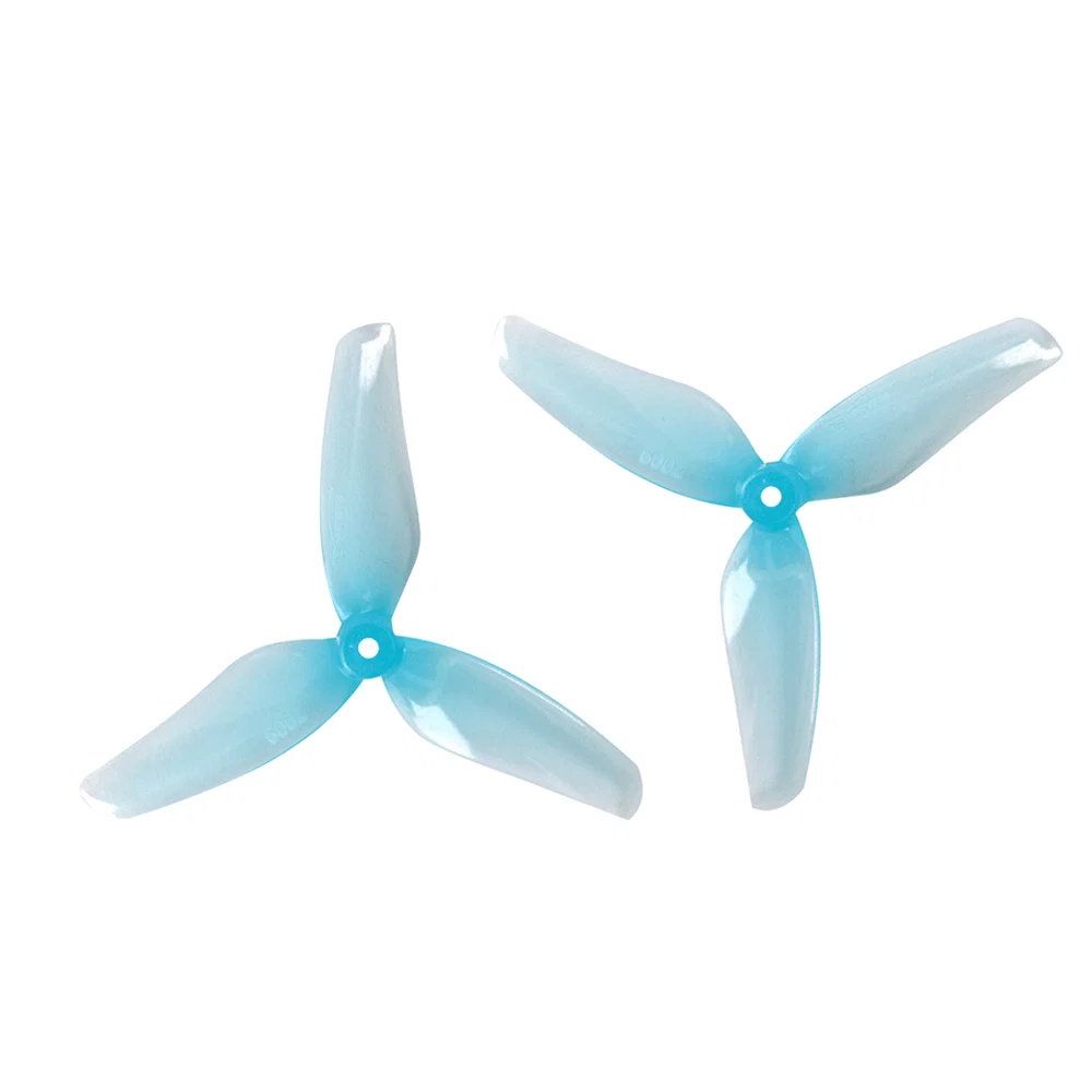Gemfan Hurricane 2009-3 Durable Tri-Blade 2" Prop 8 Pack (1.5mm Shaft) - Choose Your Color — Blue