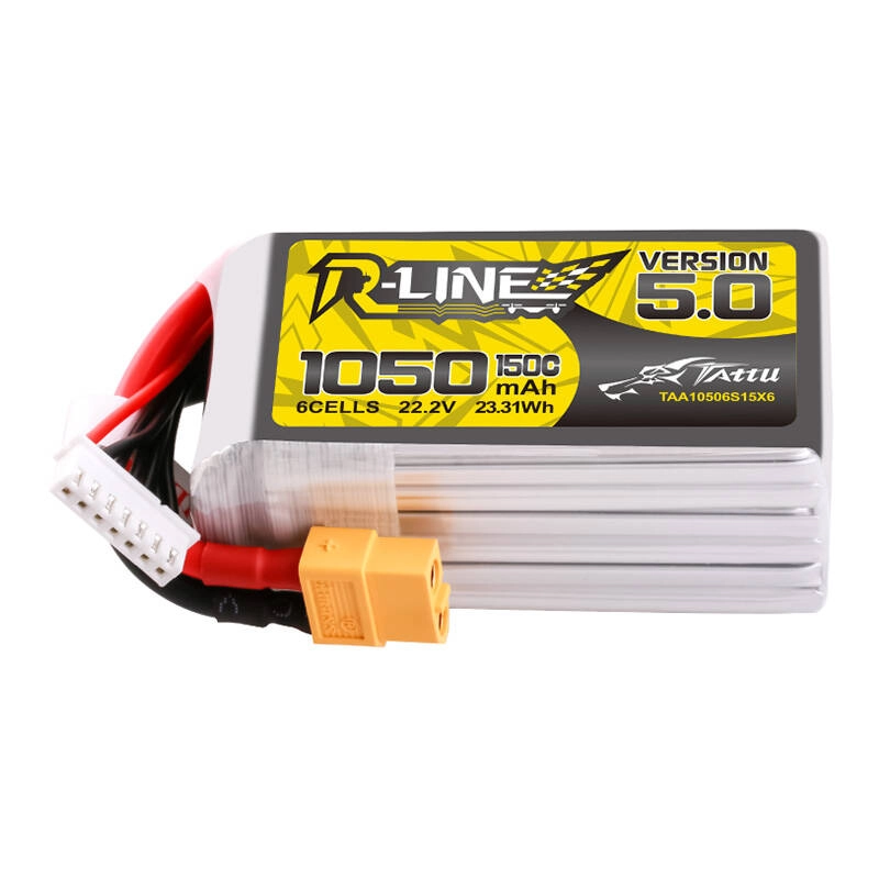 Akumulator Tattu R-Line Wersja 5.0 1050mAh 6S1P 22.2V 150C XT60