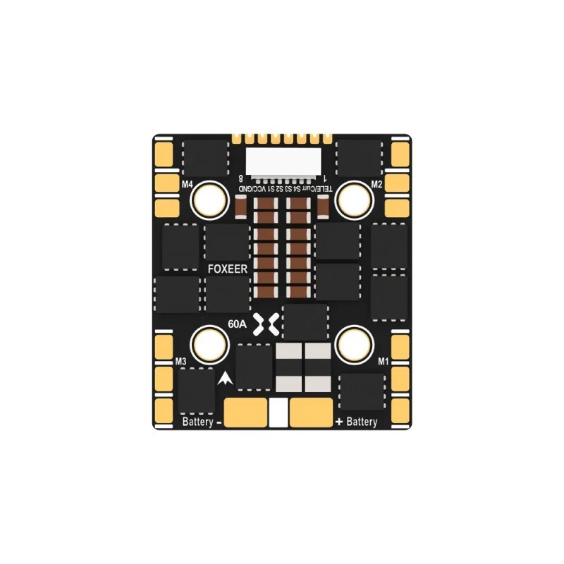 Foxeer Slim Mini Reaper F4 BL32 128K 32Bit 60A 3-8S 4in1 ESC - 20x20