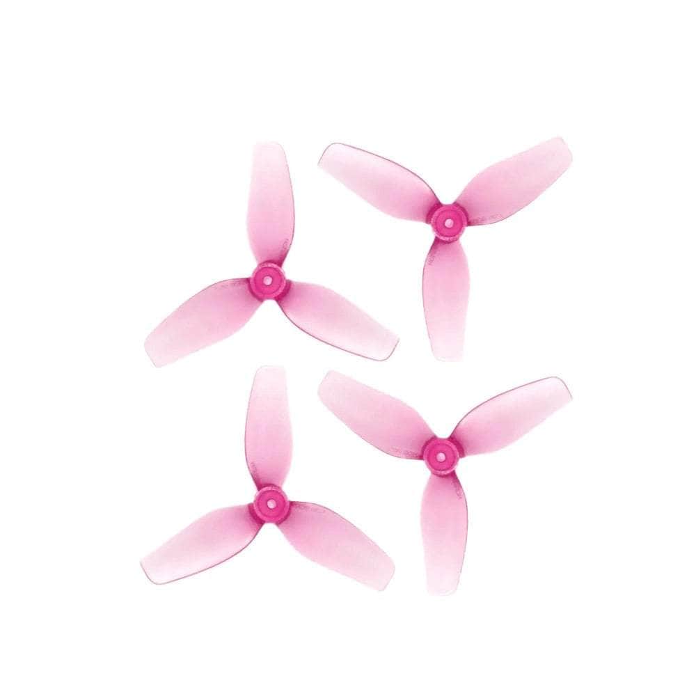 HQProp 31mm Ultralight 3-Blade Propeller (Set of 4) - 1mm Shaft — Pink