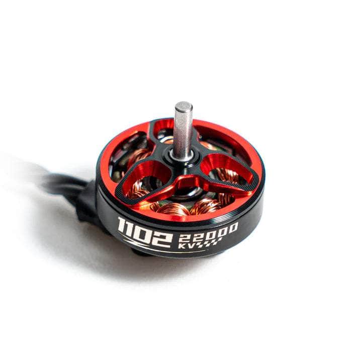 BetaFPV 2022 Series 1102 22000Kv Micro/Whoop Motor 4 Pack - Choose Your Color — Red/Black
