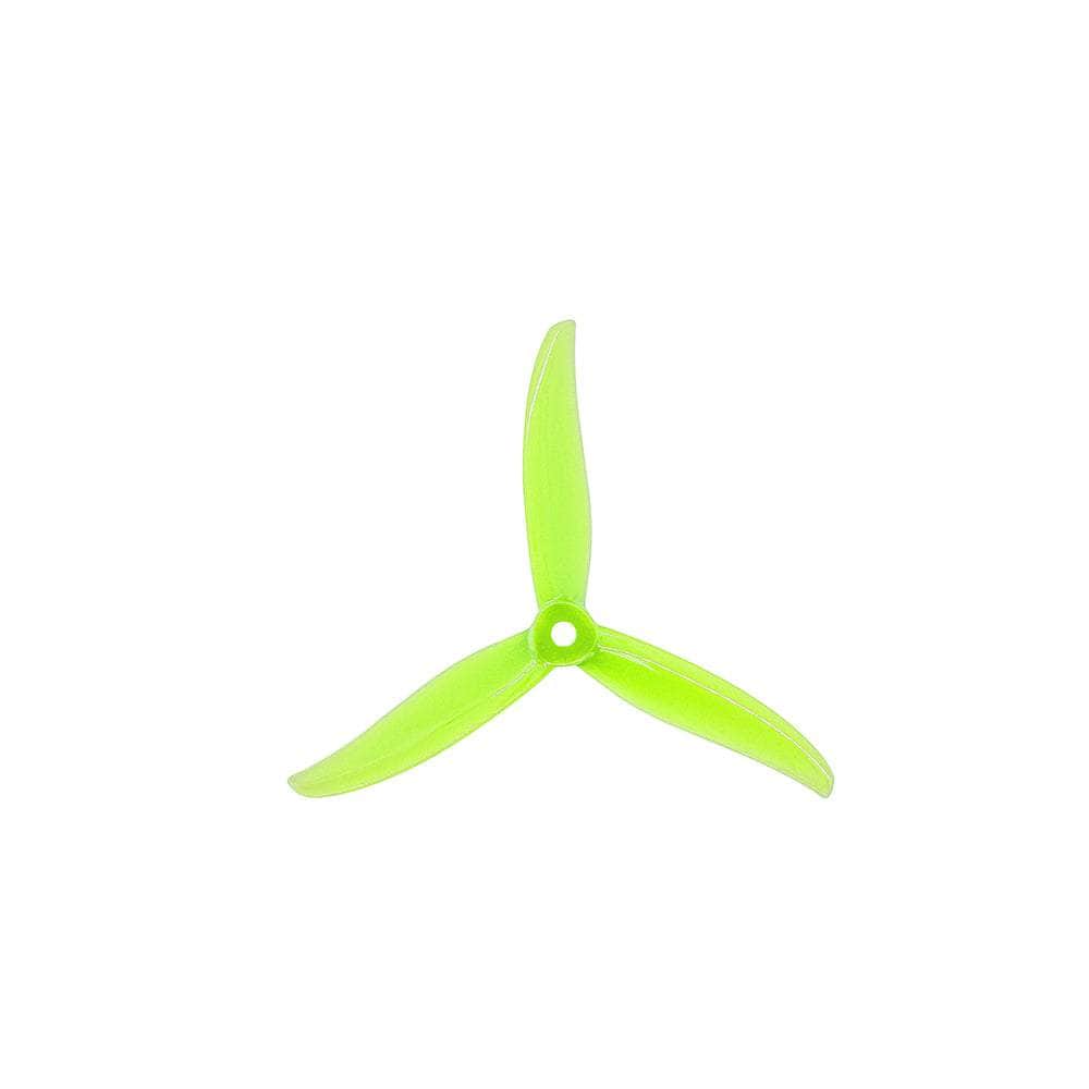 Gemfan Sbang 4934 Tri-Blade 5" Prop 4 Pack - Choose Version — CCW / Neon Yellow