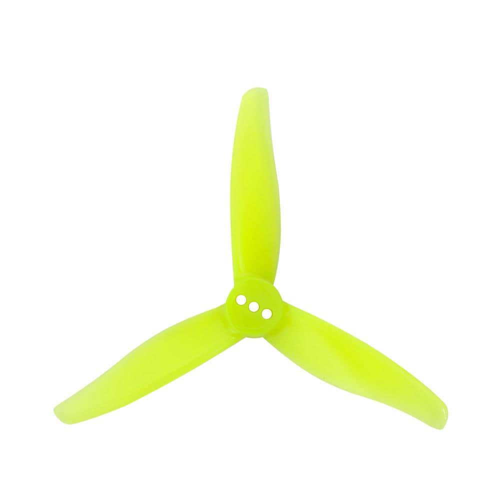 Gemfan Hurricane 3016 Durable Tri-Blade 3" Prop 4 Pack (2mm) - Choose Your Color — Yellow
