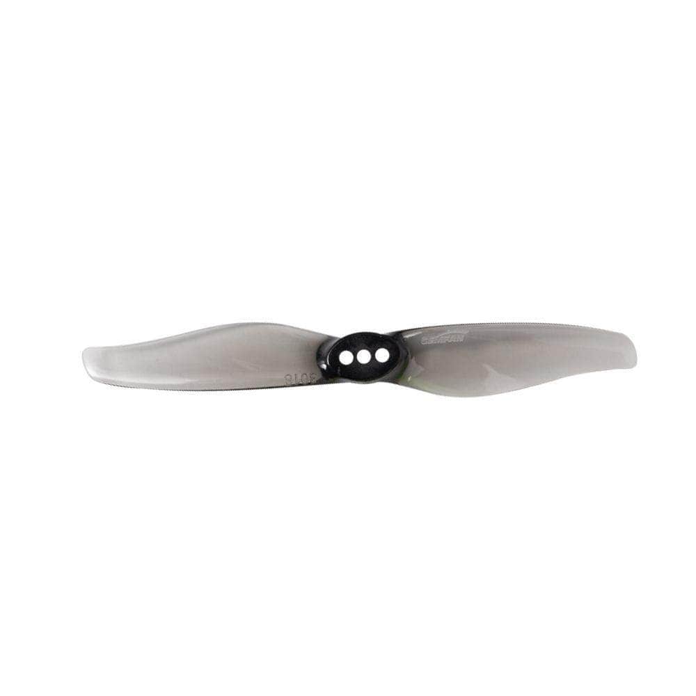 Gemfan Hurricane 3018 Durable Bi-Blade 3" Prop 8 Pack (1.5mm) - Choose Your Color — Grey