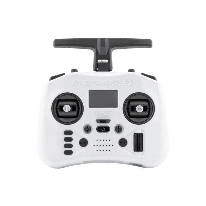 RadioMaster Pocket Crush RC Transmitter - ELRS 2.4GHz - Choose Your Color — Frost White