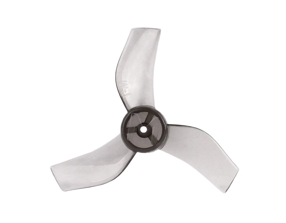 T-Motor M12199 1.2"/31MM Tri-Blade FPV Whoop Drone Propeller (2CW+2CCW) - Choose Color — Clear Gray