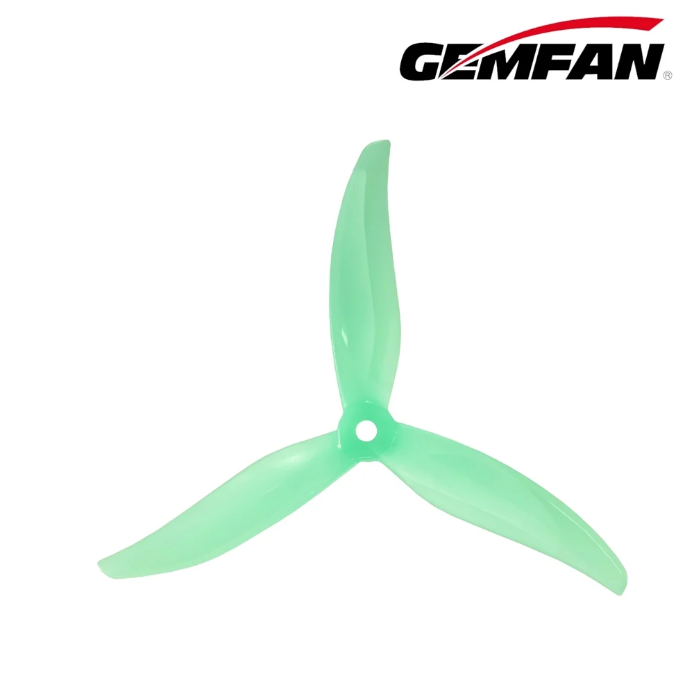 Gemfan Proxy 5127.5 Tri-Blade 5" Prop - 2CW+2CCW - Choose Color — Mint Green