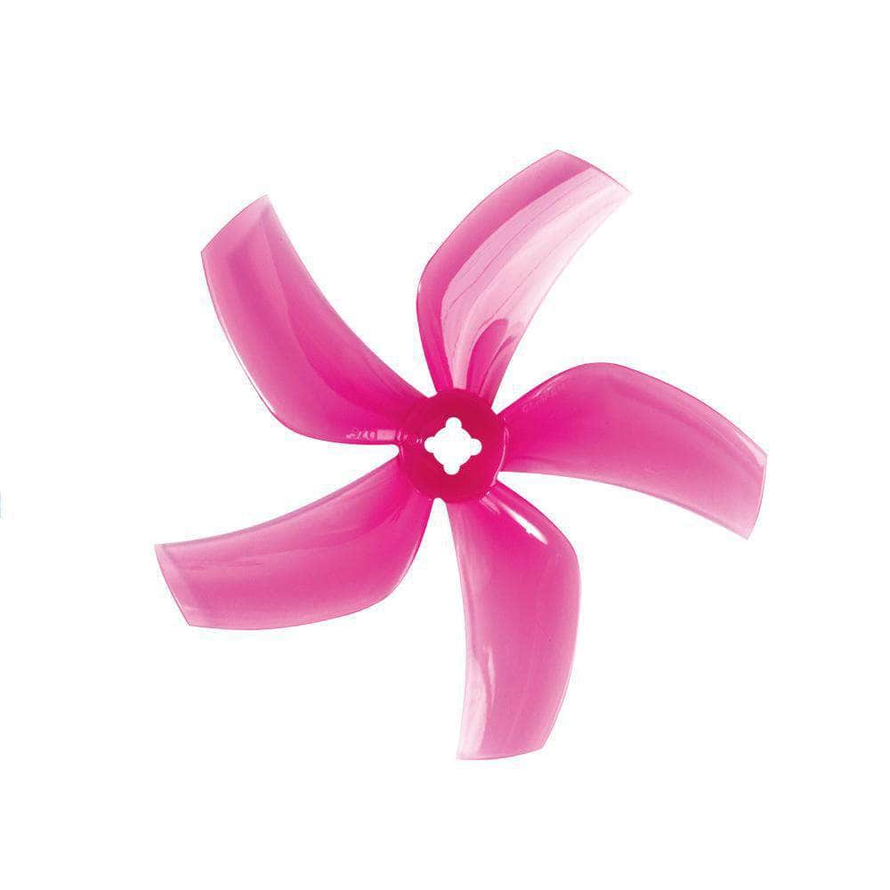 Gemfan D76 Ducted Durable 5-Blade 3" Prop 4 Pack (5mm & 1.5mm Mounting) - Choose Your Color — Pink