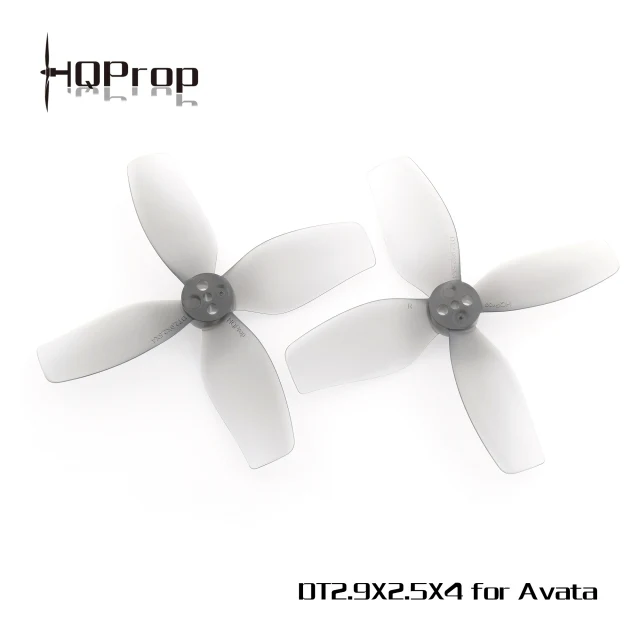 HQProp DT2.9x2.5x4 for DJI Avata - Poly Carbonate (2CW+2CCW) - Choose Color — Grey